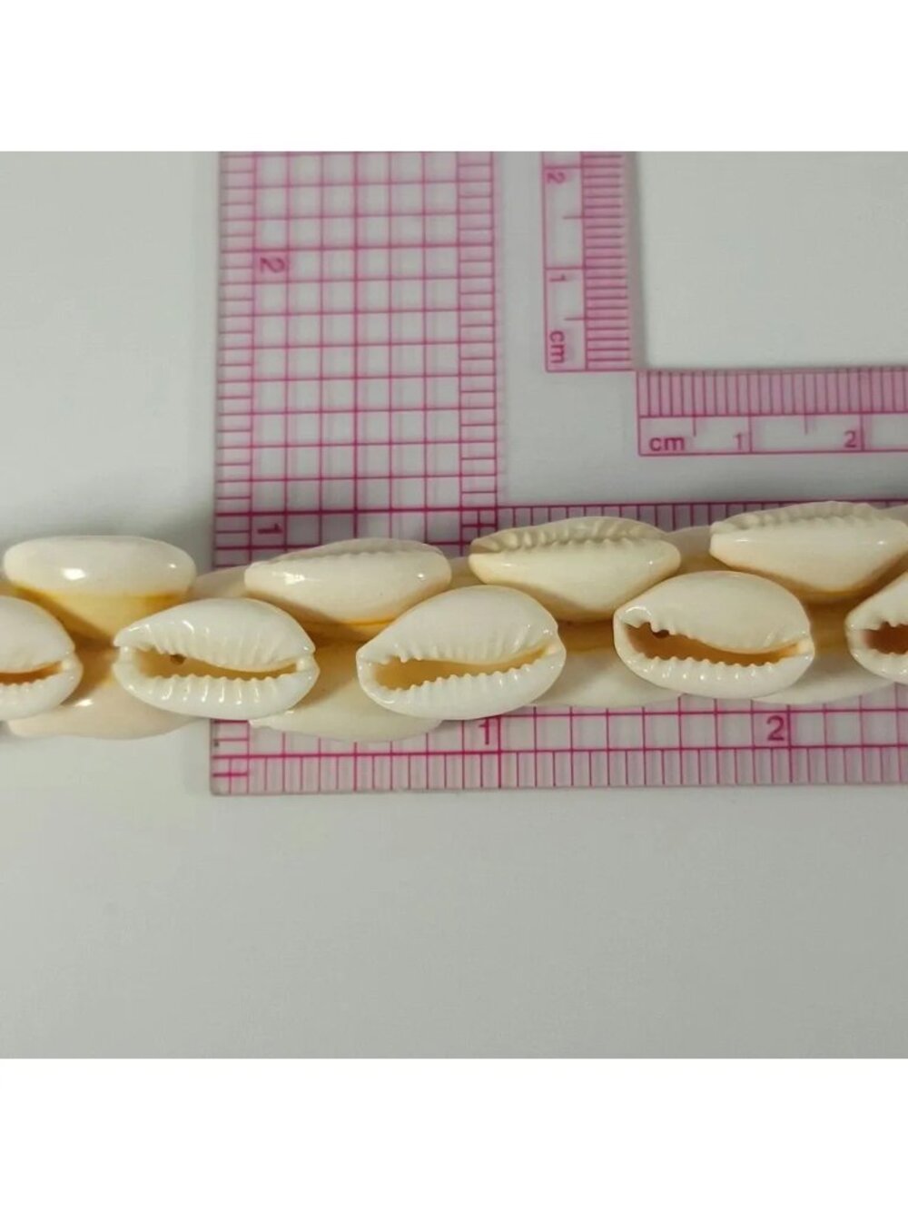 VTG Handmade Cowrie Puka Shells Beaded Lei Hawaii Beach Tiki Necklace 36" - Picture 5 of 5